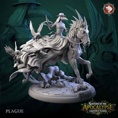 Plague, Apocalyptic Horseman - Unpainted Miniature