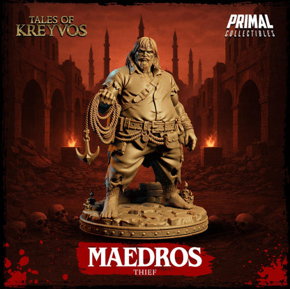 Human Thief, Maedros - Tales of Kreyvos - Unpainted Miniature