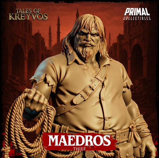 Human Thief, Maedros - Tales of Kreyvos - Unpainted Miniature