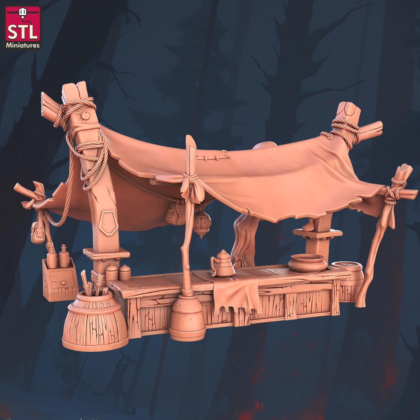 Goblin Market Set - Townsfolk Miniatures