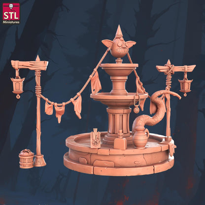 Goblin Market Set - Townsfolk Miniatures