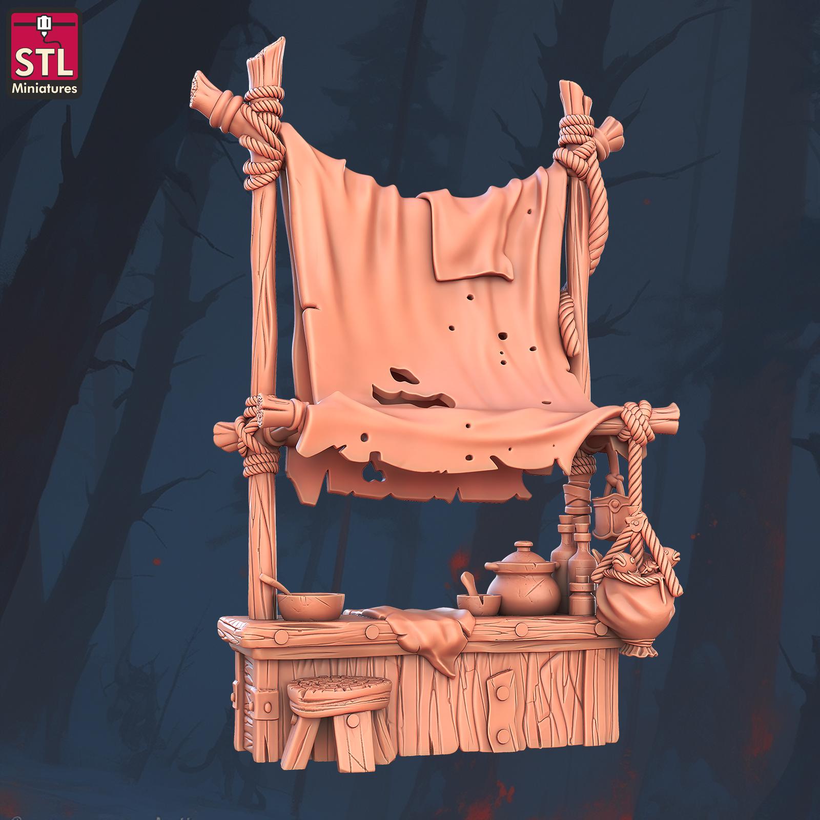 Goblin Market Set - Townsfolk Miniatures