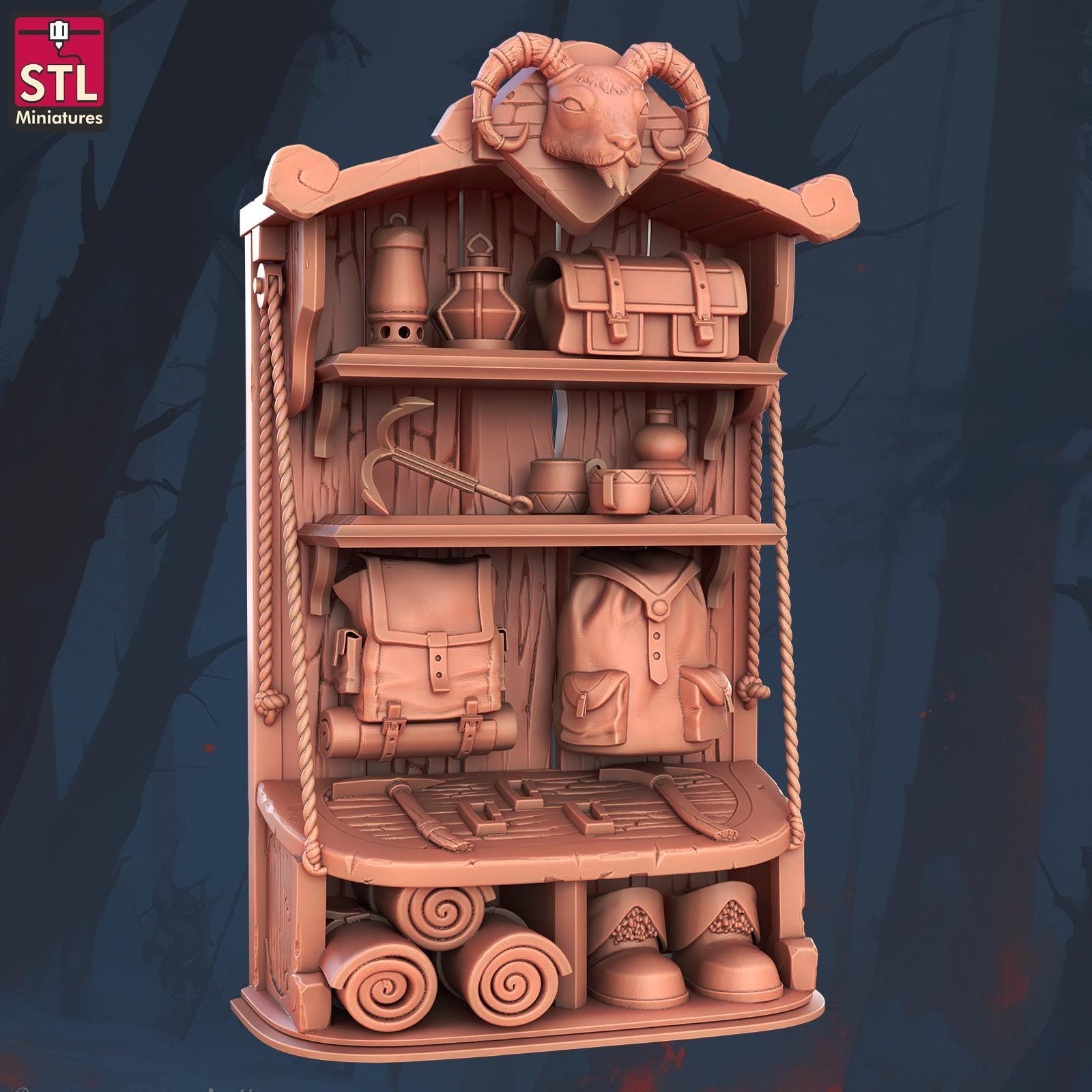 Mountain Climber Set - Townsfolk and Merchant Miniatures