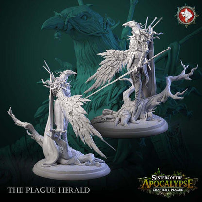 Plague Herald, Bird Monster - Unpainted Miniature