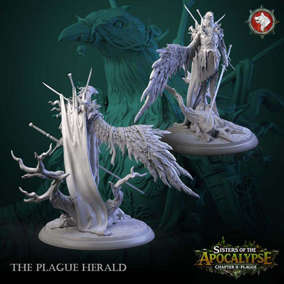 Plague Herald, Bird Monster - Unpainted Miniature