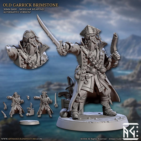 Old Garrick - Coastal Reavers Set - Unpainted Miniature