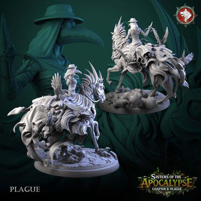Plague, Apocalyptic Horseman - Unpainted Miniature