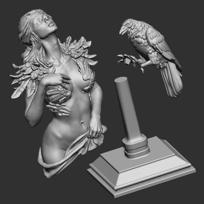 Mother of Rot - Unpainted Miniature Bust