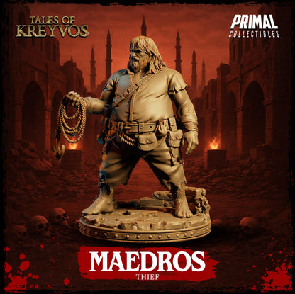 Human Thief, Maedros - Tales of Kreyvos - Unpainted Miniature