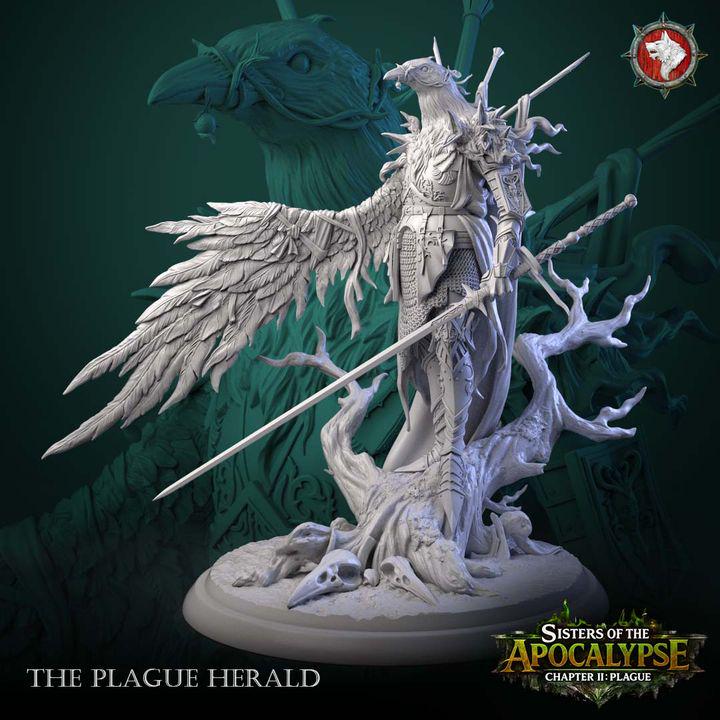 Plague Herald, Bird Monster - Unpainted Miniature