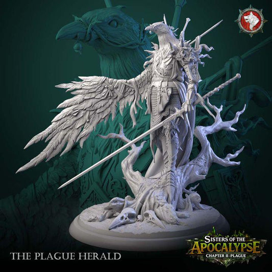 Plague Herald, Bird Monster - Unpainted Miniature
