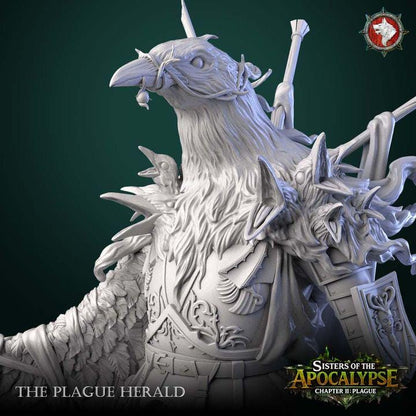 Plague Herald, Bird Monster - Unpainted Miniature
