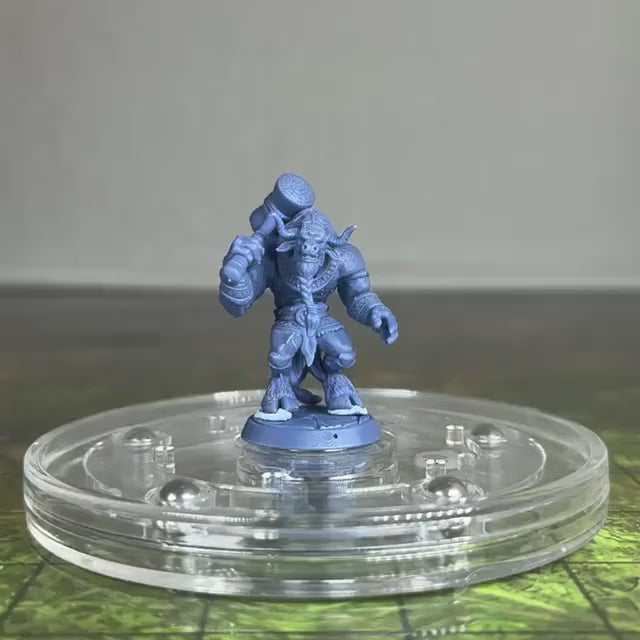 Minotaur with Mace - 32mm Scale - Unpainted Miniature