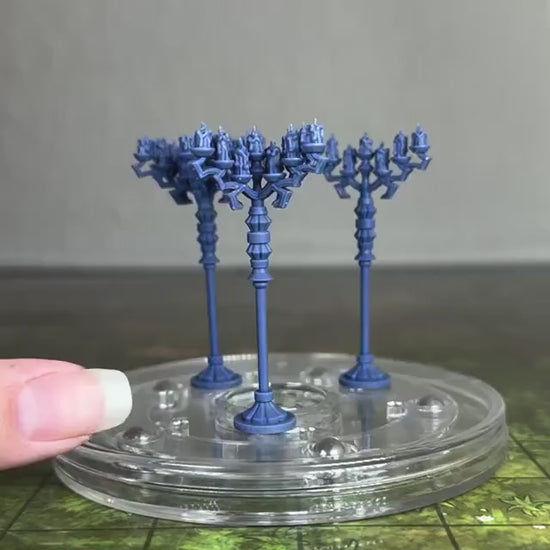 Candleabra - Set of 3 - Shadowdale Mansion: Great Hall Collection - Unpainted Miniature