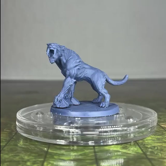 Panther Riders - 4 Poses - Veiled Sisterhood - 28mm, 32mm Scale - Unpainted Miniature for DnD, Pathfinder, Tabletop RPGs - Artisan Guild