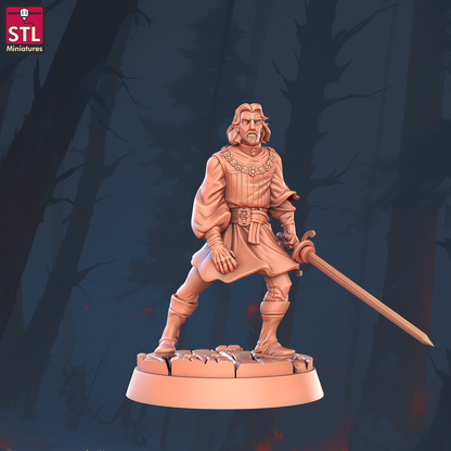 Classic Princess Set - 32mm Scale - Unpainted Miniature