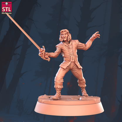 Classic Princess Set - 32mm Scale - Unpainted Miniature