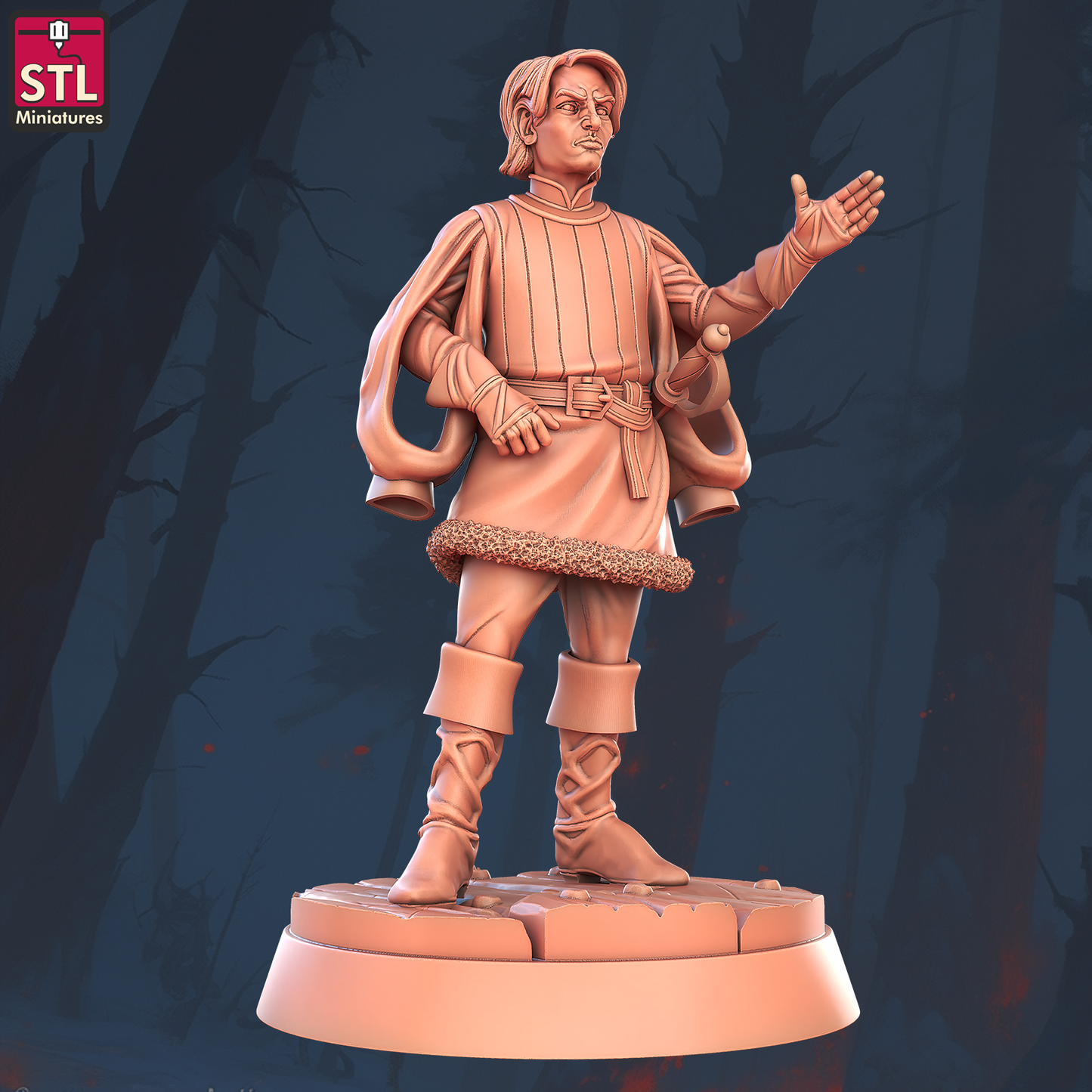 Classic Princess Set - 32mm Scale - Unpainted Miniature