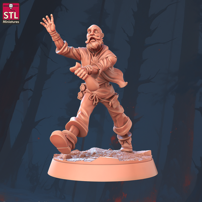 Snake Oil Merchant Set - Unpainted Miniatures