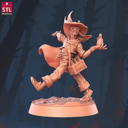 Snake Oil Merchant Set - Unpainted Miniatures