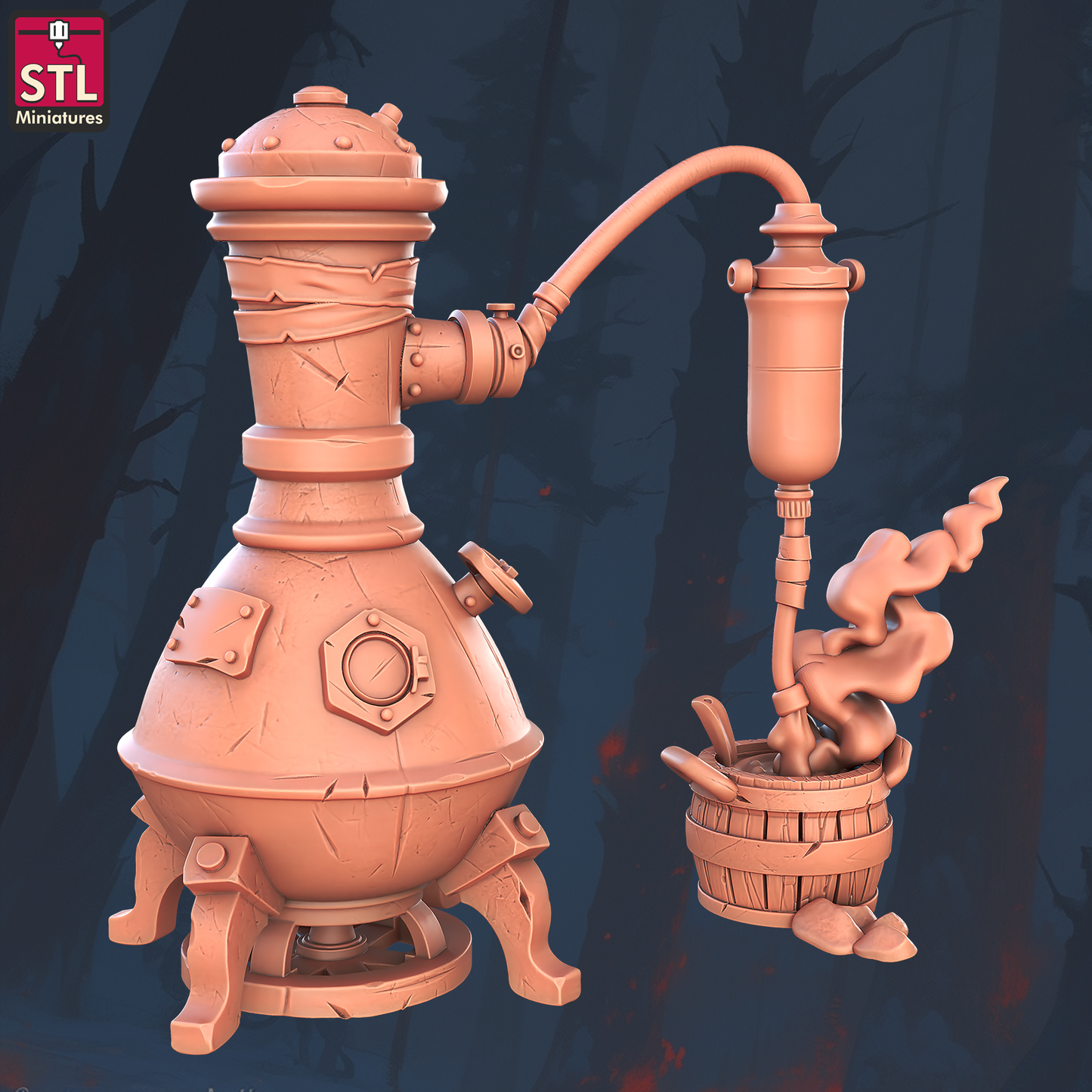 Snake Oil Merchant Set - Unpainted Miniatures