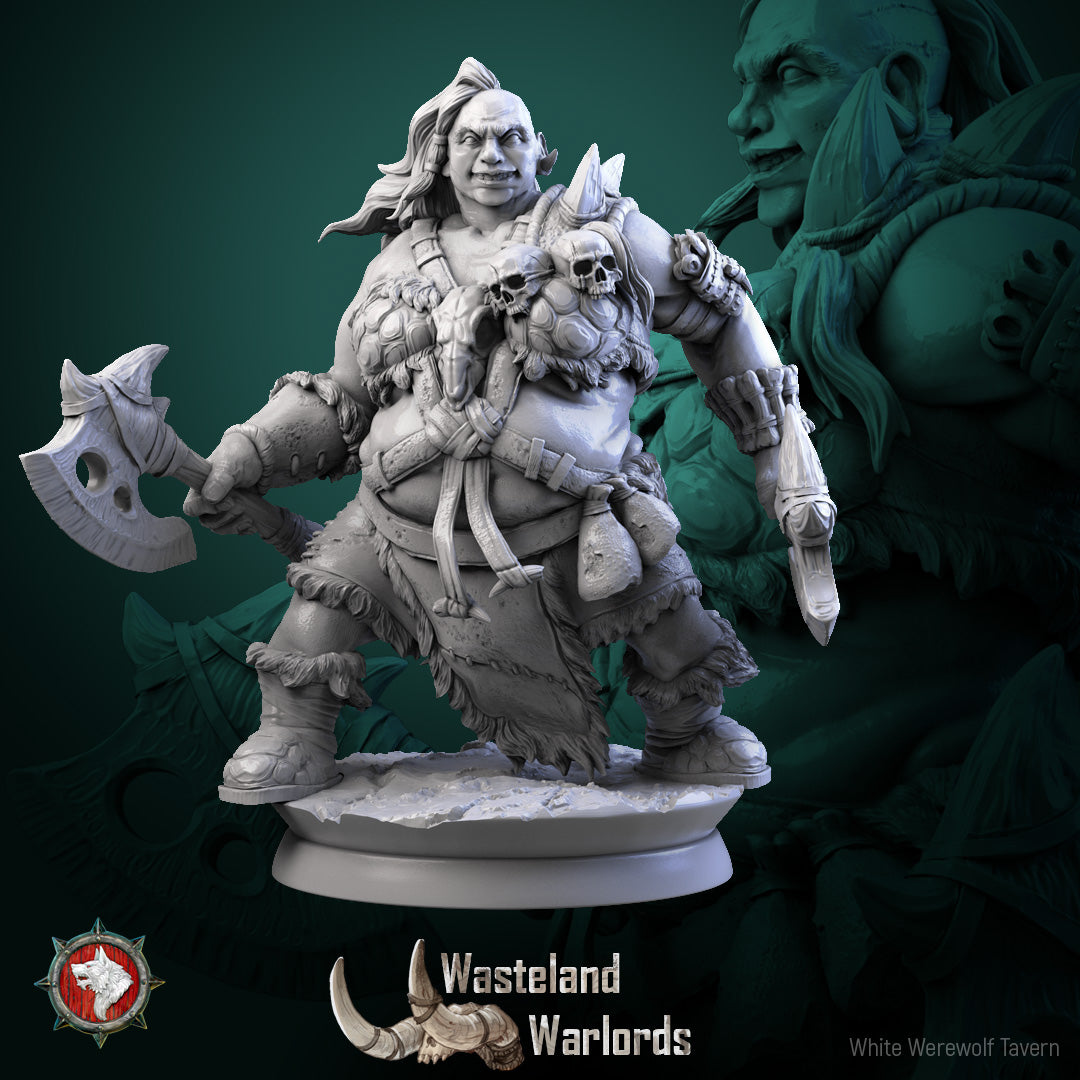 Big Barbarian Warlords - Wasteland Warlords Set - Unpainted Miniature