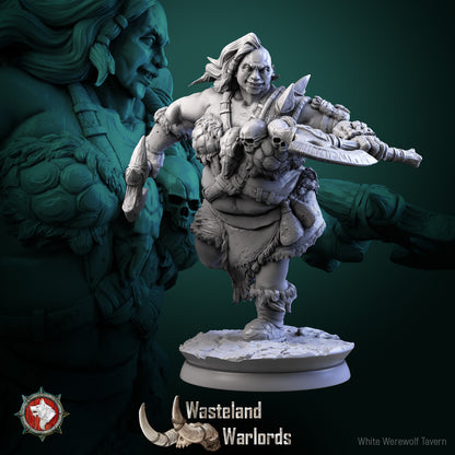 Big Barbarian Warlords - Wasteland Warlords Set - Unpainted Miniature