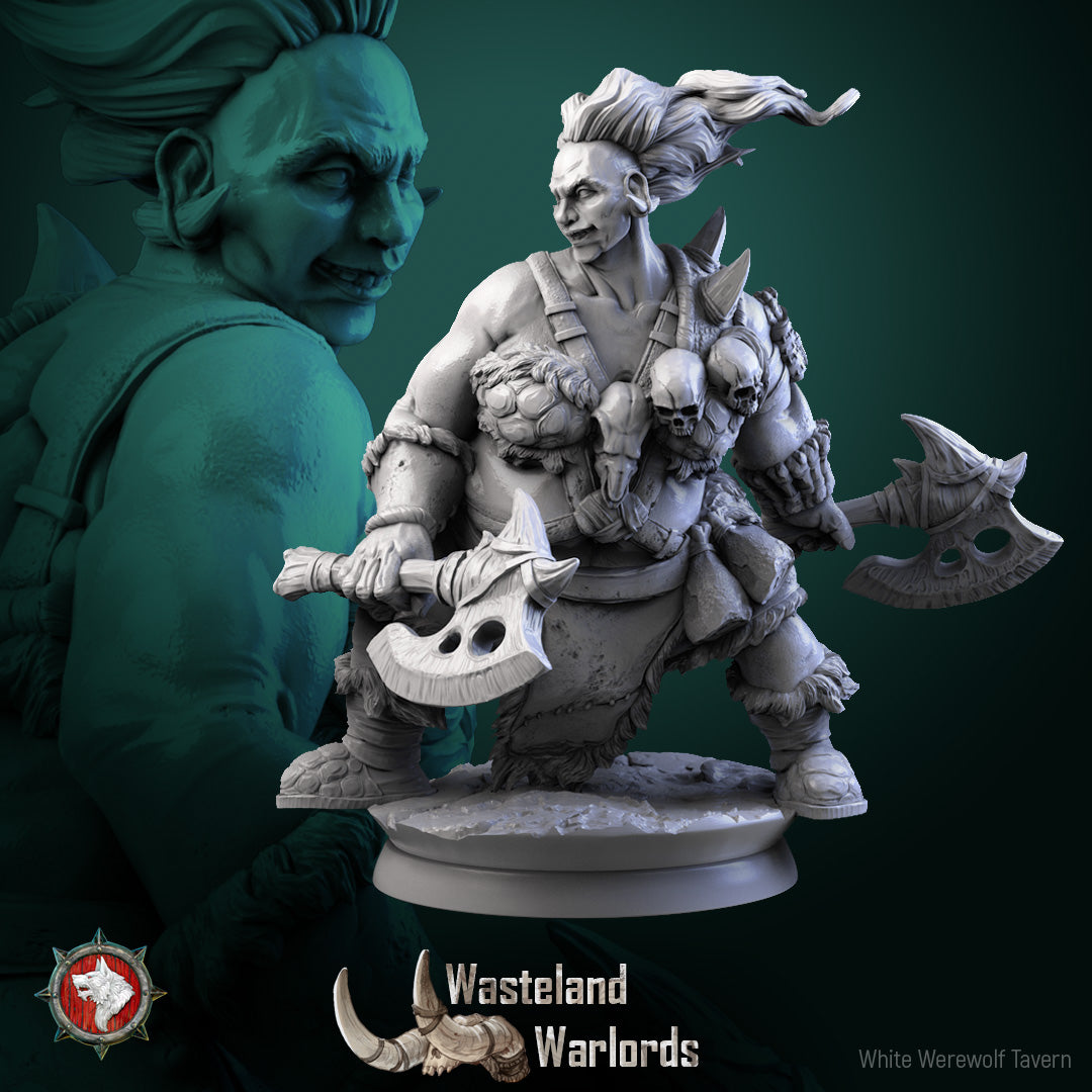 Big Barbarian Warlords - Wasteland Warlords Set - Unpainted Miniature