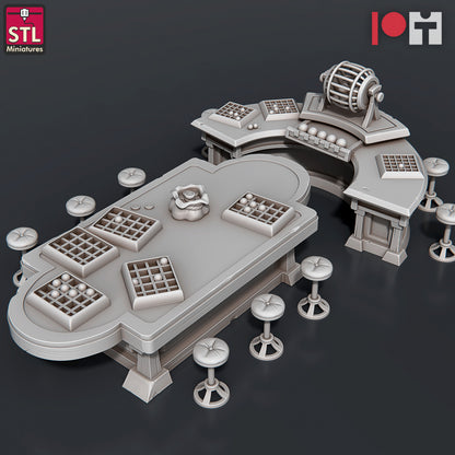 Casino Set - Unpainted Miniature