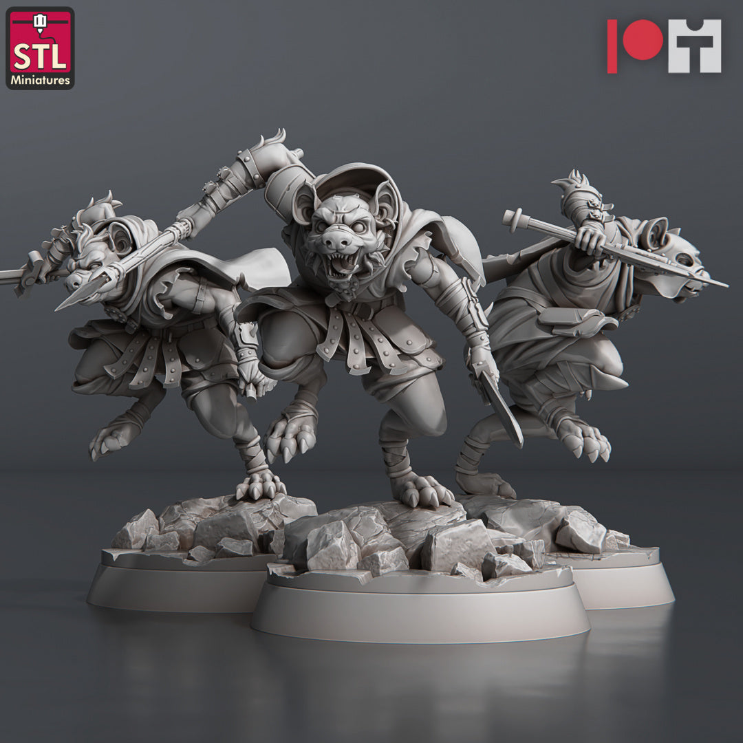 Modular Gnolls - Unpainted Miniature