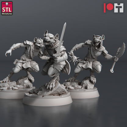 Modular Gnolls - Unpainted Miniature