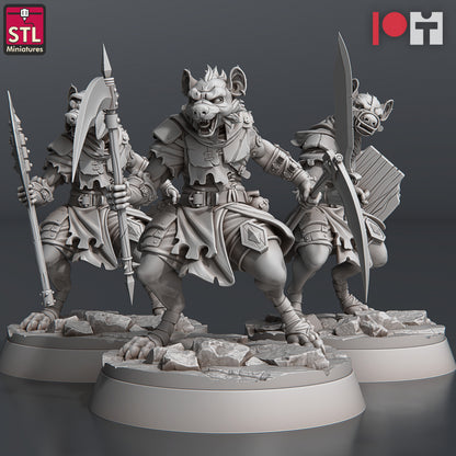 Modular Gnolls - Unpainted Miniature