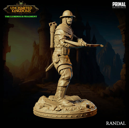 Randal - Human Soldier - Uncharted Kingdoms - Unpainted Miniature