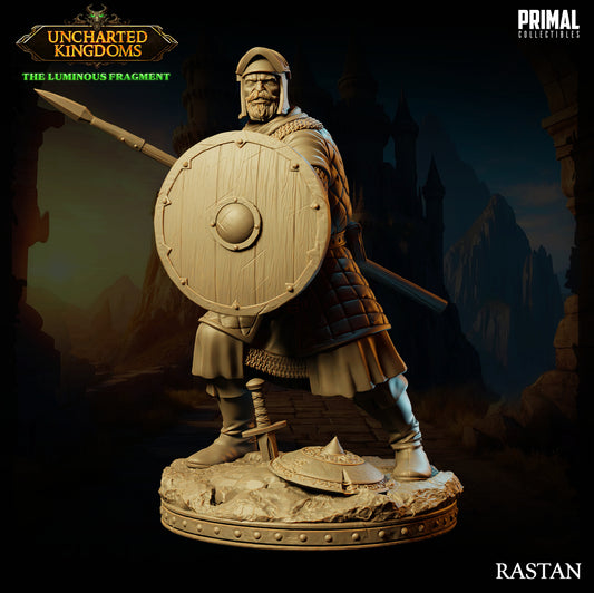 Rastan - Human Soldier - Uncharted Kingdoms - Unpainted Miniature