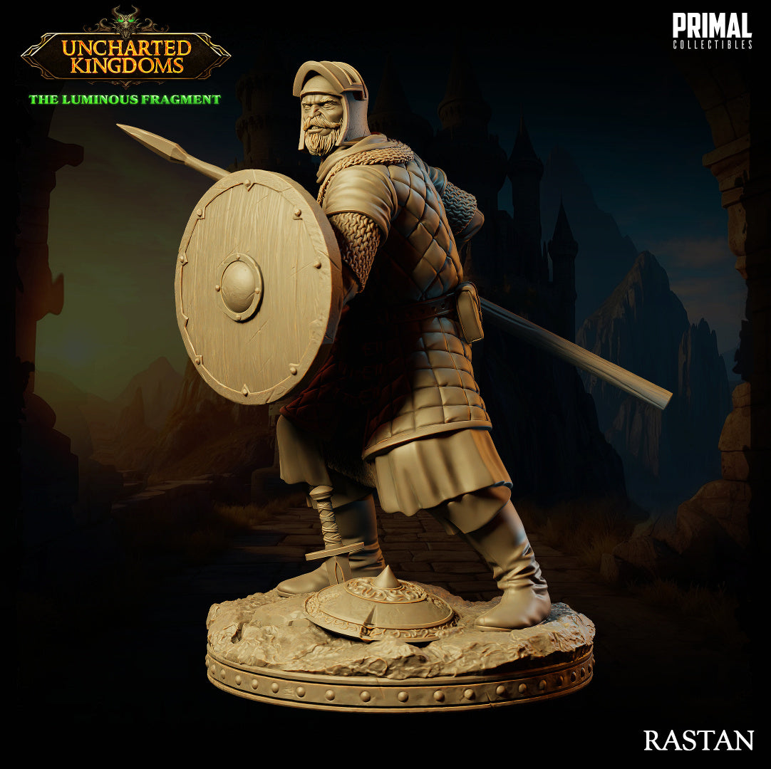 Rastan - Human Soldier - Uncharted Kingdoms - Unpainted Miniature