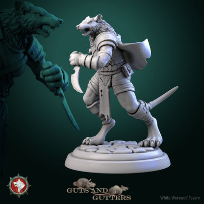 Female Rogue Rats - Unpainted Miniature