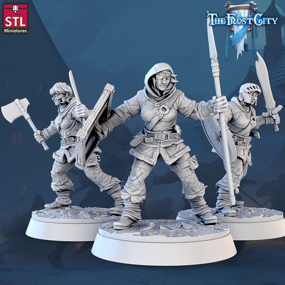 Modular Soldiers - The Frost City - Unpainted Miniature