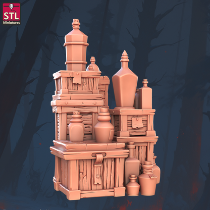 Snake Oil Merchant Set - Unpainted Miniatures