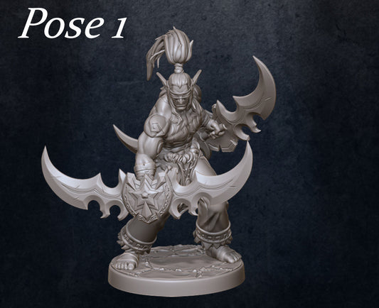 Demon Hunter - Male - Unpainted Miniature