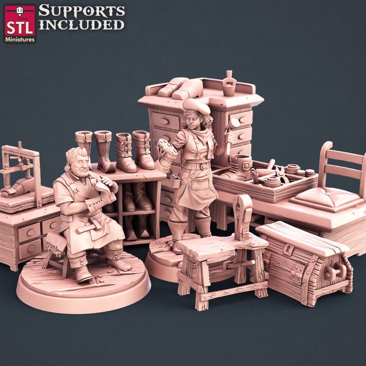 Shoemaker Set - Townsfolk NPCs