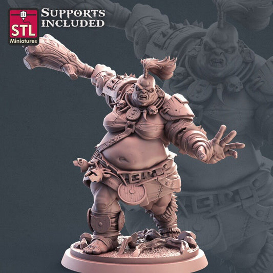 Female Hill Giant - Unpainted Miniature