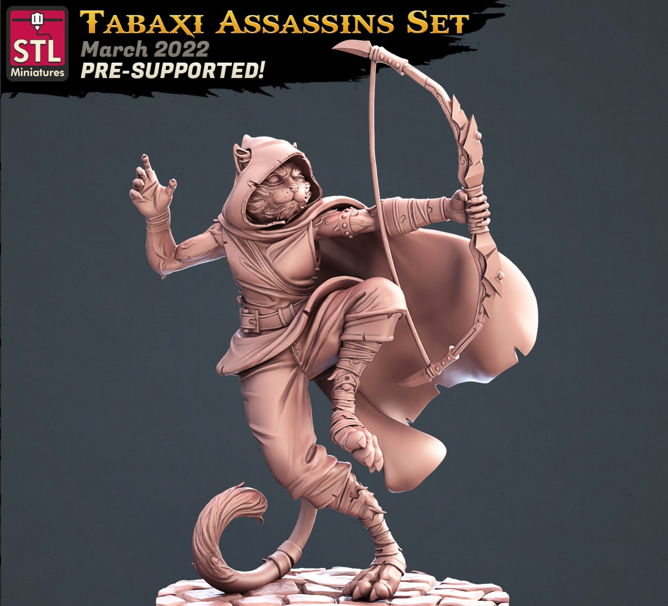 Assassin Miniature - Tabaxi Ranger