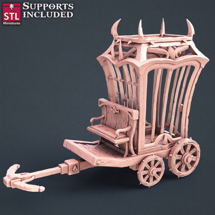 Wagon Cage - Unpainted Miniature