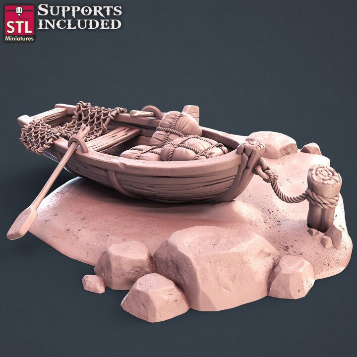 Fisherman's Boat - Unpainted Miniature