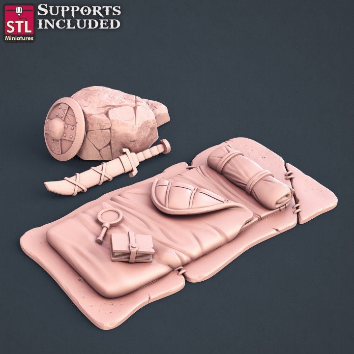 Bedroll - Campsite Miniature