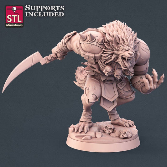 Werewolf Boss - Unpainted Miniature