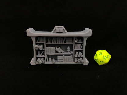 Book Shelf - Wizard's Library - Unpainted Miniature