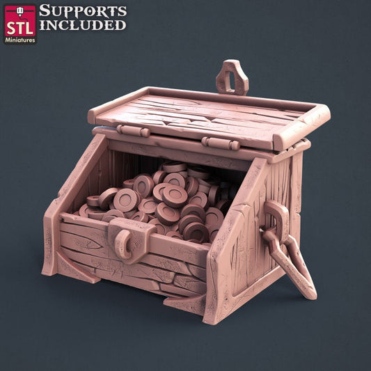 Coin Chest - Unpainted Miniature