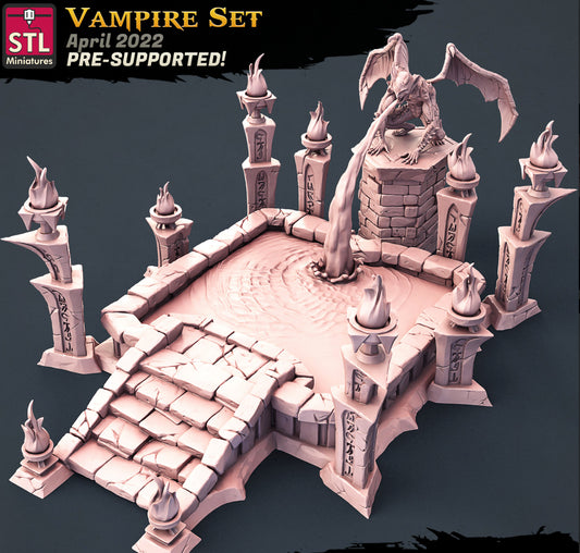 Vampire Fountain - Unpainted Miniature