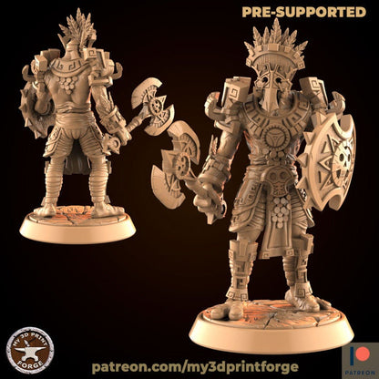 Male Troll Shaman - Unpainted Miniature